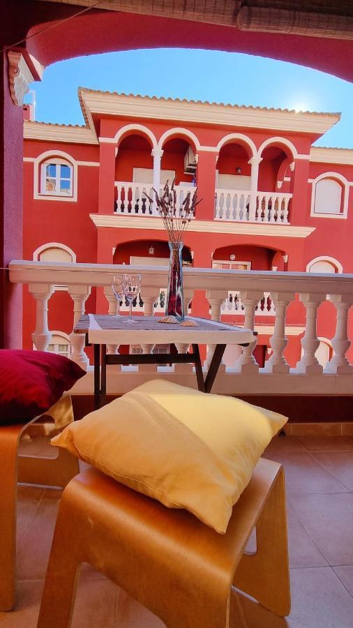 Apartamento Rojo Con Vistas Al Mar Mazagon Bagian luar foto