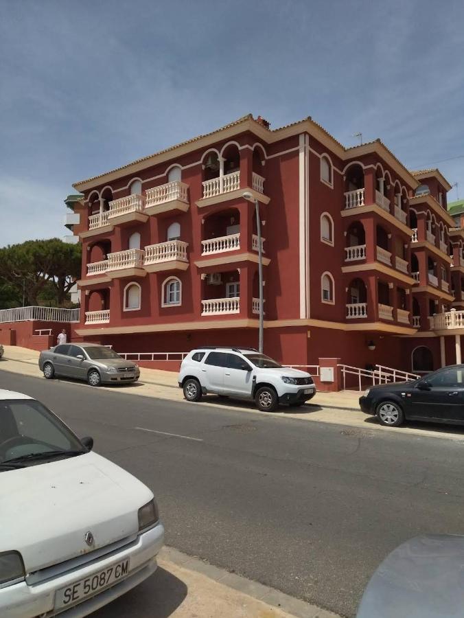 Apartamento Rojo Con Vistas Al Mar Mazagon Bagian luar foto